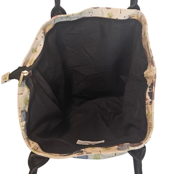 Jane‎ Marie Farm Animal Barn Print Tote Top Handle Bag Purse - Picture 4 of 12